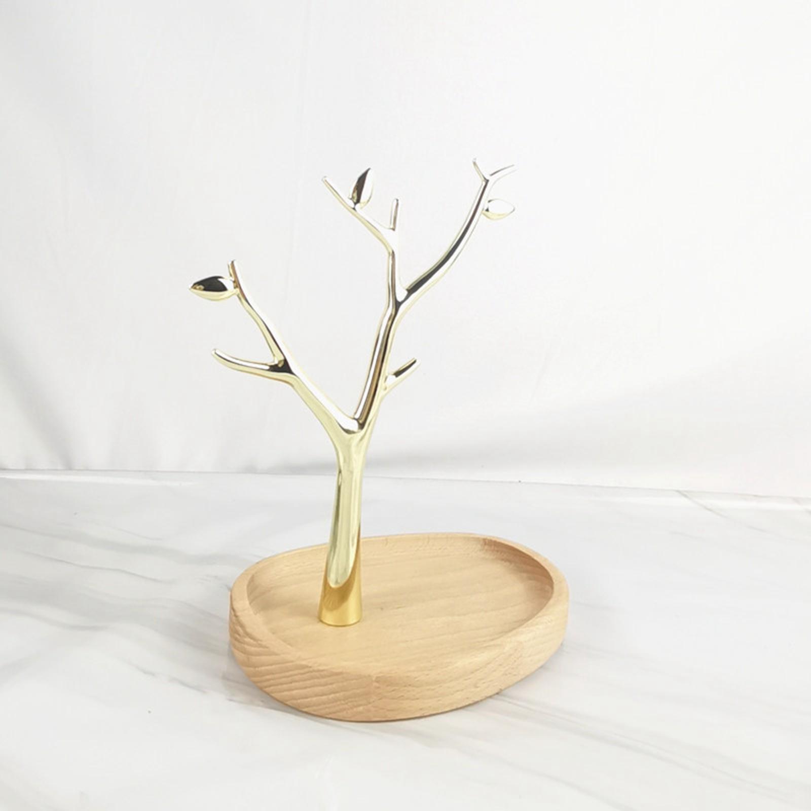 Tree Shape Jewelry Tray Earring Watch Display Holder Stand Stable Base for Woman