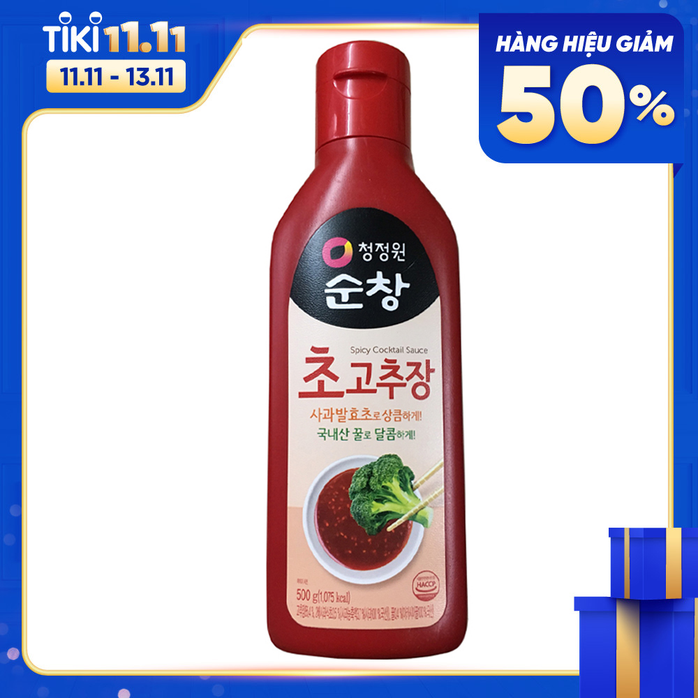 Tương Ớt Teayangcho Cay Ngọt Daesang Hàn Quốc Chai 500 Gram