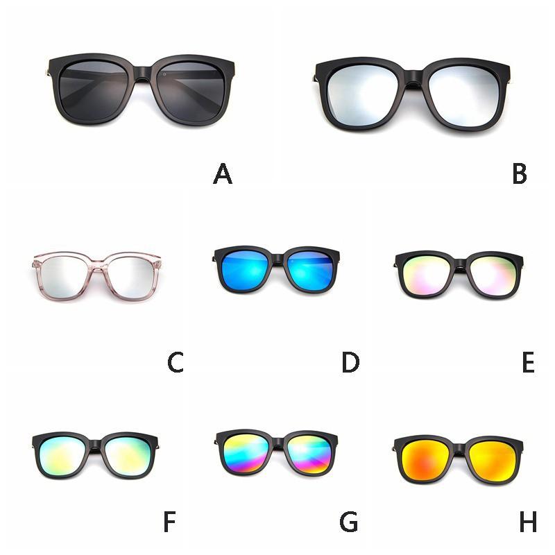 Kính mát Unisex gọng vuông phong cách Hàn Quốc