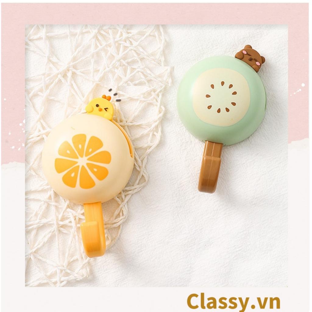 Classy Móc dán tường, móc treo đồ họa tiết dễ thương keo dán 3M chắc chắn, size lớn PK1565