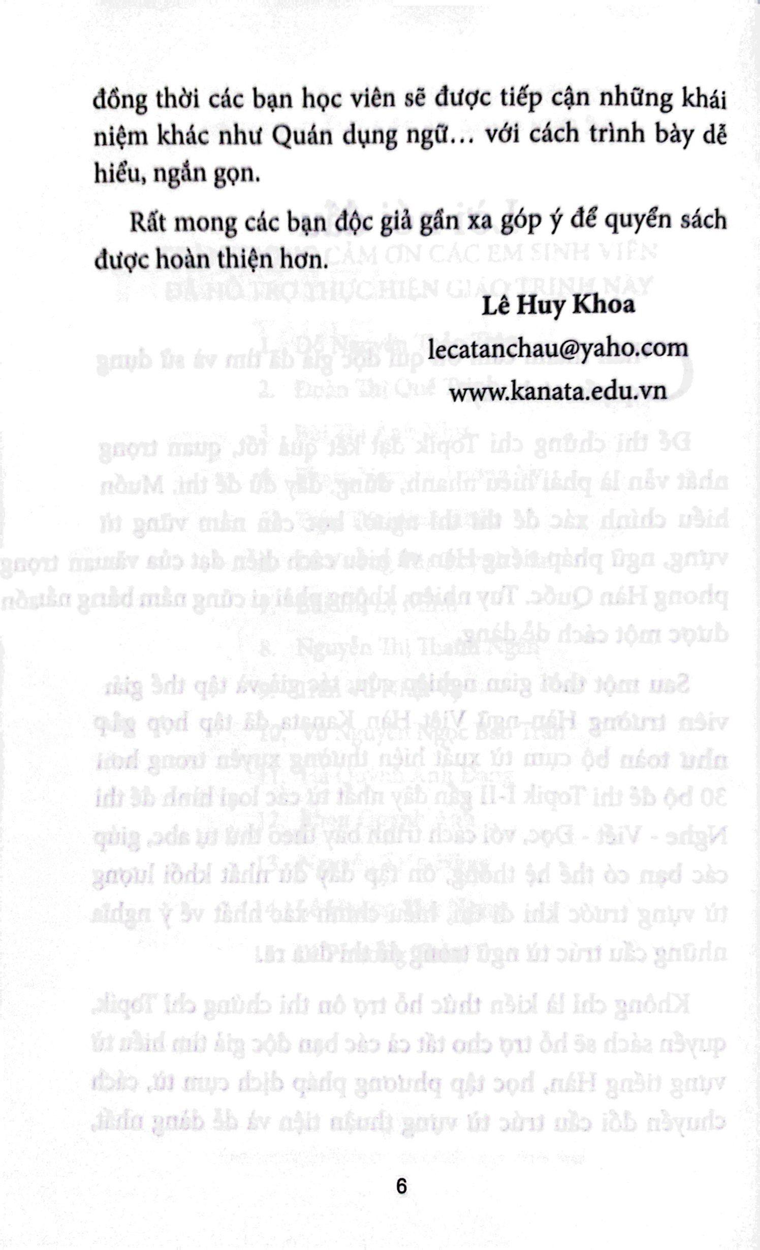 Cụm Từ Ngữ Ôn Thi Topik I-Ii Và Dịch Thuật Tiếng Hàn