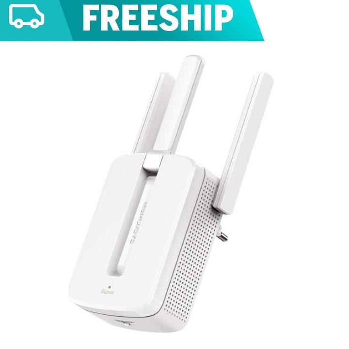 Bộ kích sóng wifi 3 râu Mercusys cực mạnh, hút mở rộng kích wifi - Hàng chính hãng