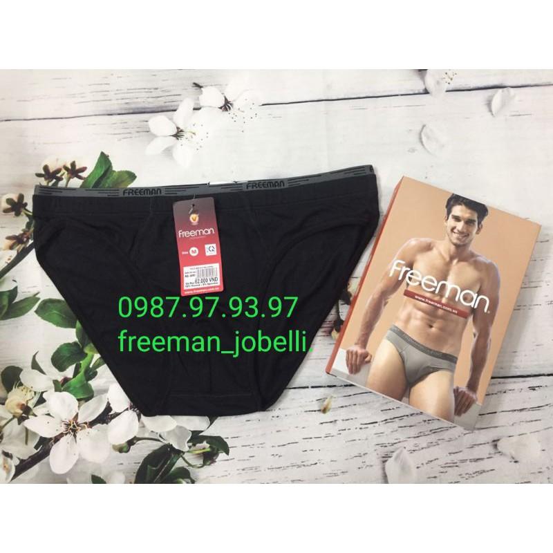 Quần lót cotton lụa 2 lưng Freeman 6043 siêu mát lạnh,kháng khuẩn