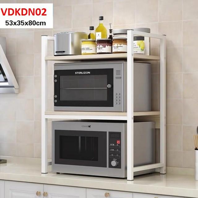 Kệ để lò vi sóng 3 tầng sàn gỗ VDKDN04 - Nội thất lắp ráp Viendong Adv