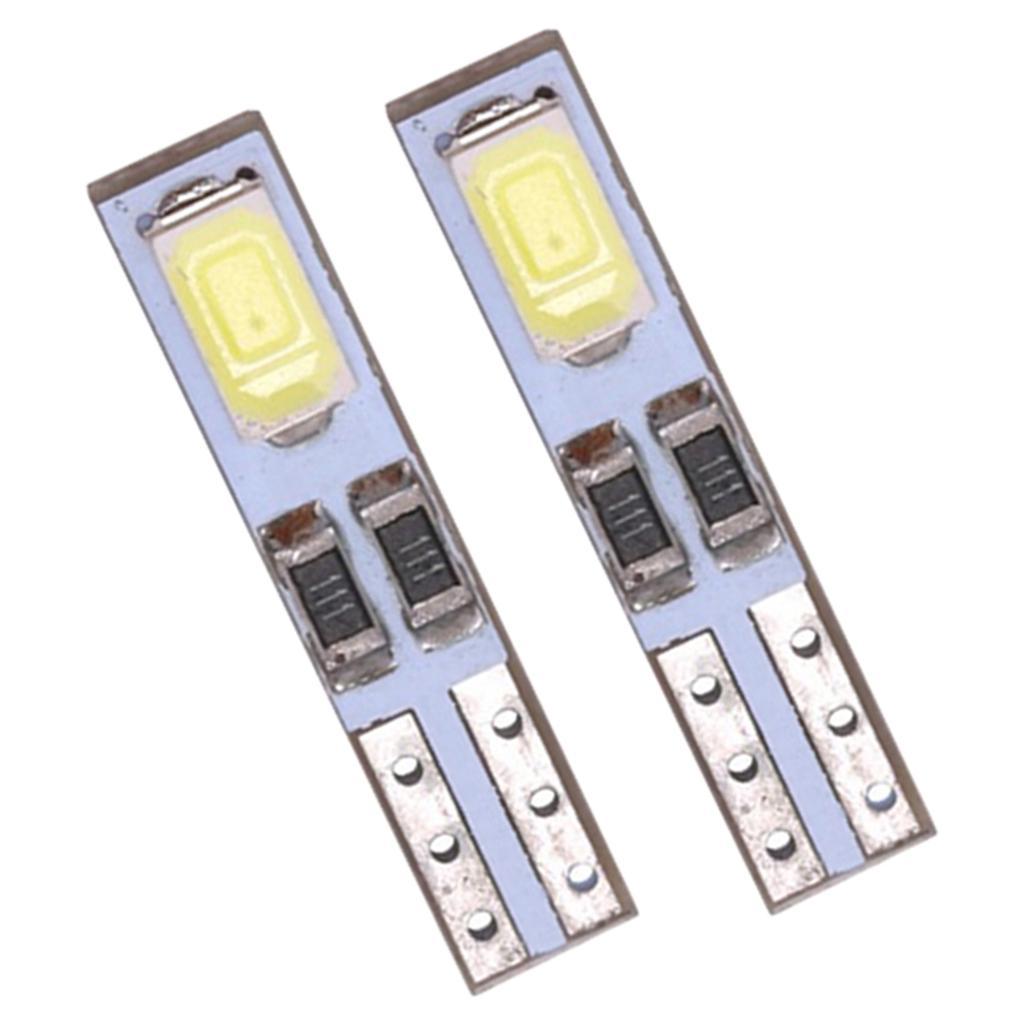 10X T5 Instrument Cluster Panel LED Bulbs Light T5 6500k 12V