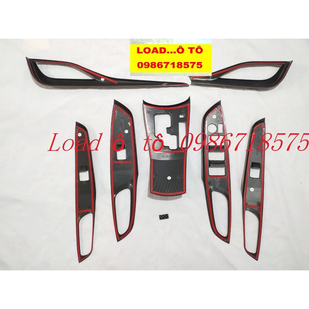 Ốp Nội Thất Carbon Xe Toyota Vios 2023-2019 Số Tự Động Cao Cấp Nhất Thị Trường
