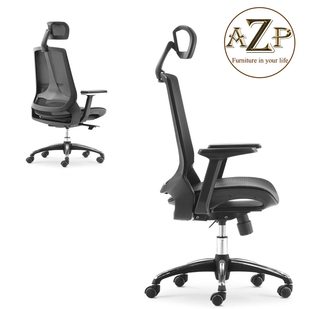 Ghế Giám Đốc, Ghế Văn Phòng AZP FURNITURE Ergonomic AZP-9107 Phân Khúc Cao Cấp - Dòng Full Lưới