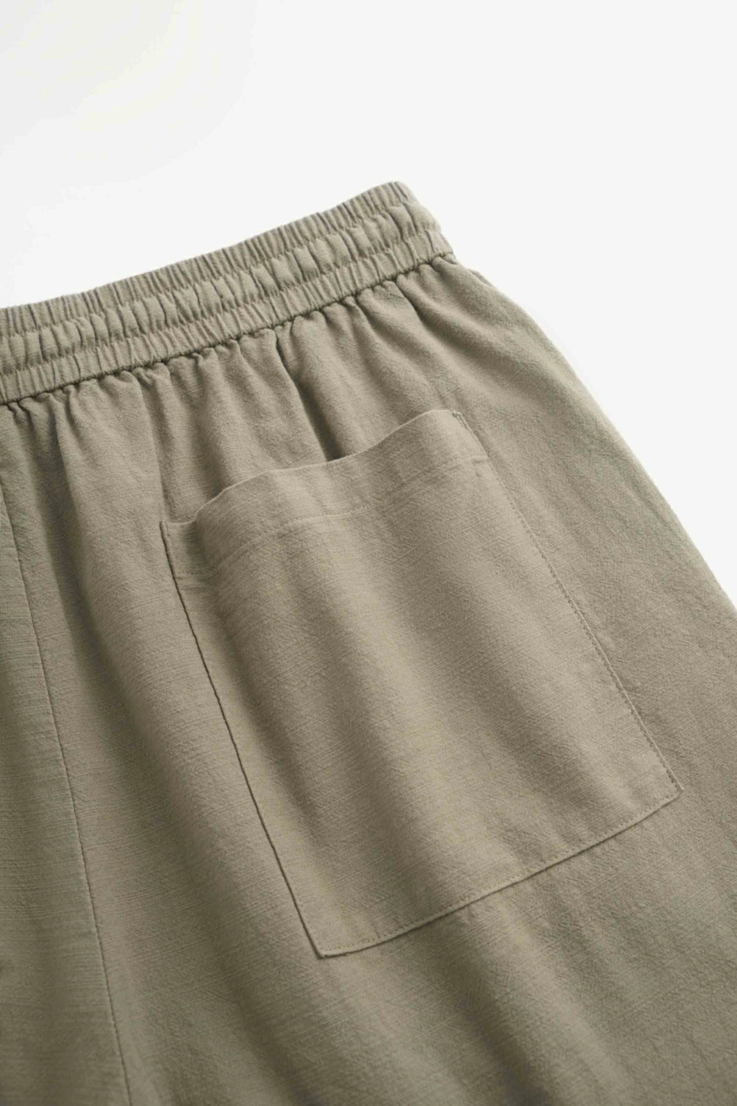 Quần Short ROUTINE Lưng Thun Dây Rút Trơn Form Loose - 10S24PSH002 | LASTORE MENSWEAR