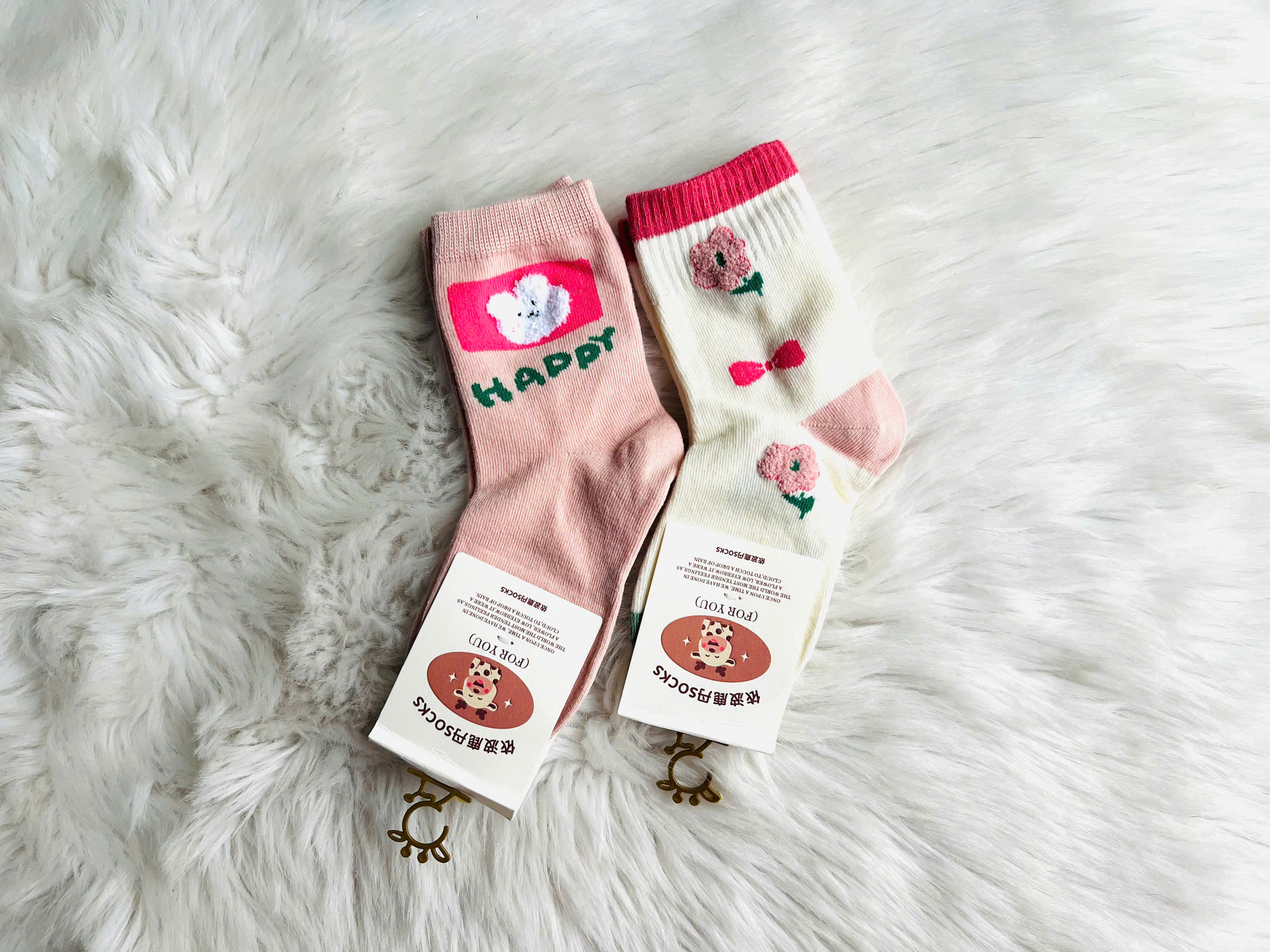 SET 5 ĐÔI TẤT TRẺ EM HỒNG DỄ THƯƠNG SIZE TỪ 1-12 TUỔI CHO TRẺ EM