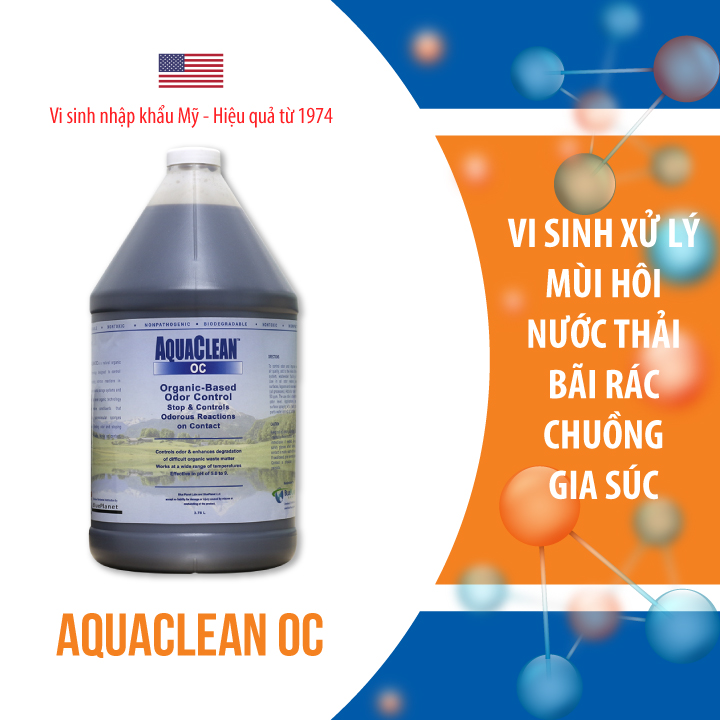 BIOCLEAN ACF OC Vi sinh khử mủi hôi, xử lý mùi hôi - Chai 4 lít