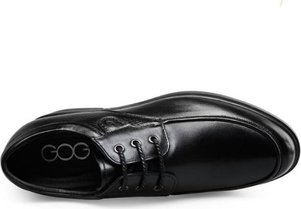Giày nam tăng chiều cao 10cm GOG5625 đen
