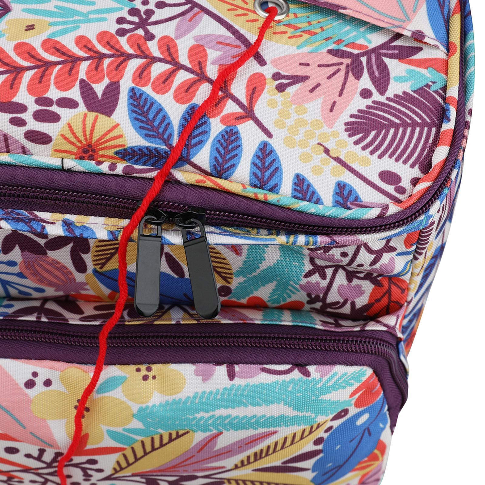 Travel Yarn Storage Bag Knitting Accessories Organizer Case for Wool Ball