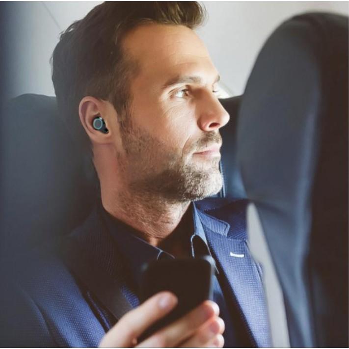 _Tai nghe nhét tai chống ồn Bluetooth G02-TWS tích hợp pin sạc dự phòng 3300mah - AsiaMart