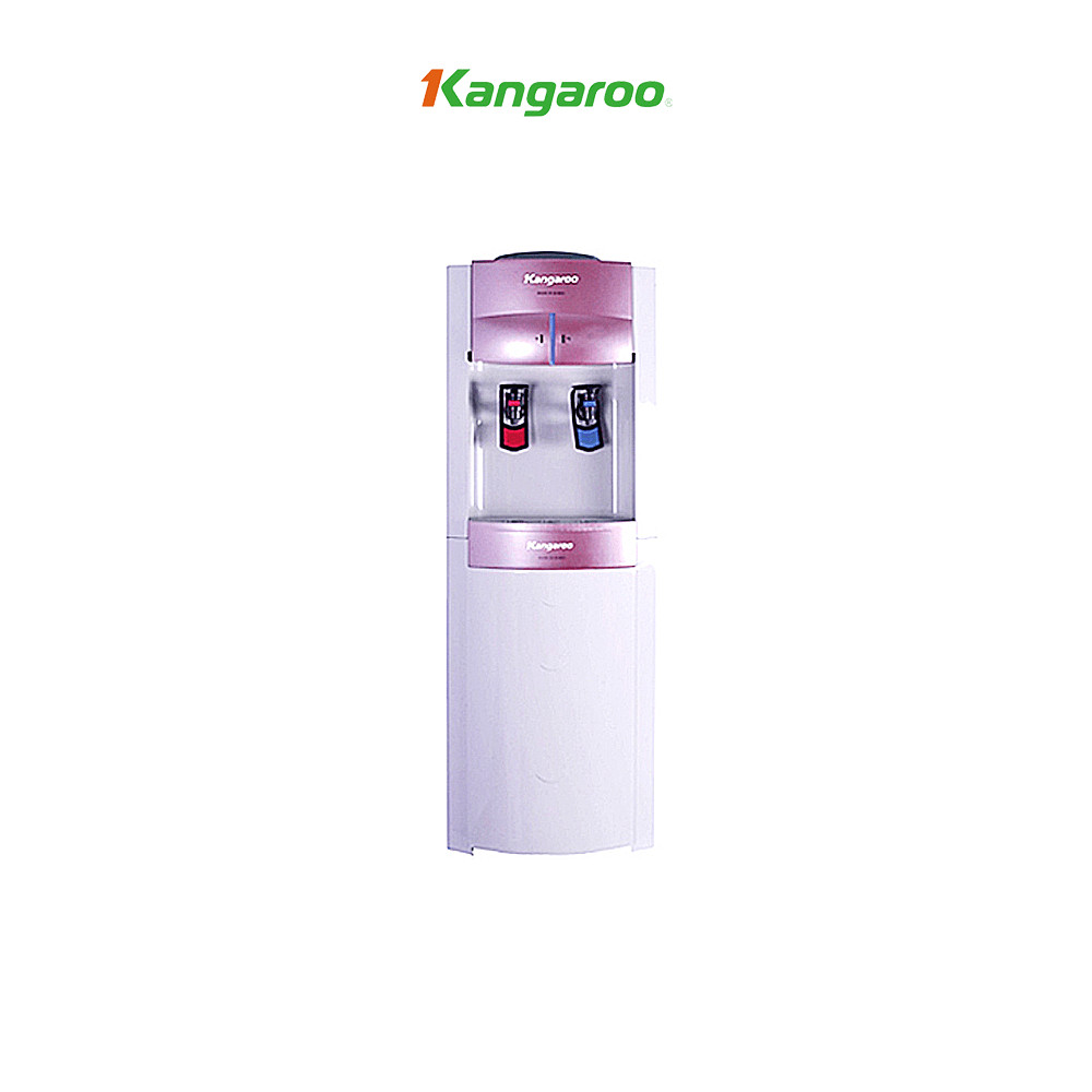 Máy làm nóng lạnh nước uống Kangaroo loại đứng màu hồng KG44 - Hàng chính hãng