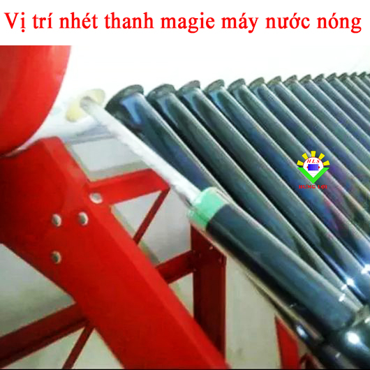 Thanh magie trong máy nước nóng năng lượng mặt trời