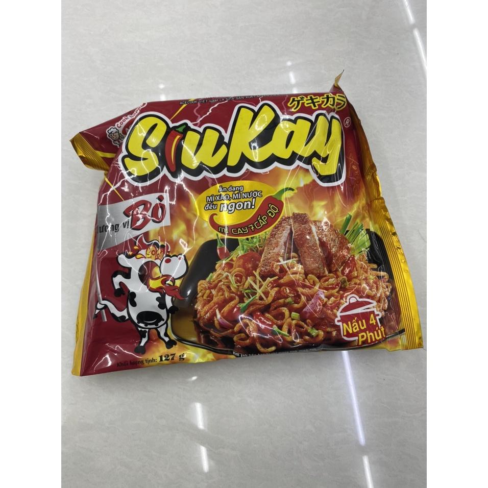 Mì Siukay Bò Gói 127gr - Sản Phẩm Chính Hãng