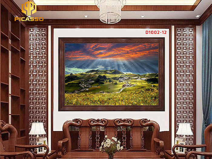 Tranh kính Phong cảnh thiên nhiên D1002 01