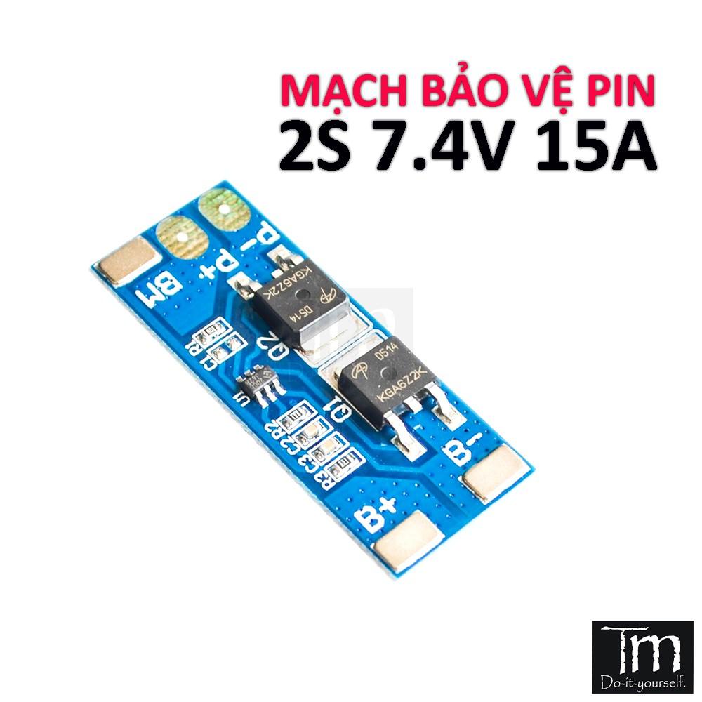 Mạch Bảo Vệ Pin 2S 7.4V 15A