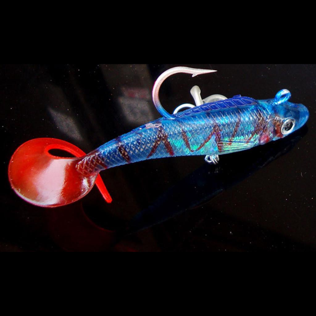 Soft Plastic Popper Fishing Baits Lures and Life-like Cicada Floating Lures