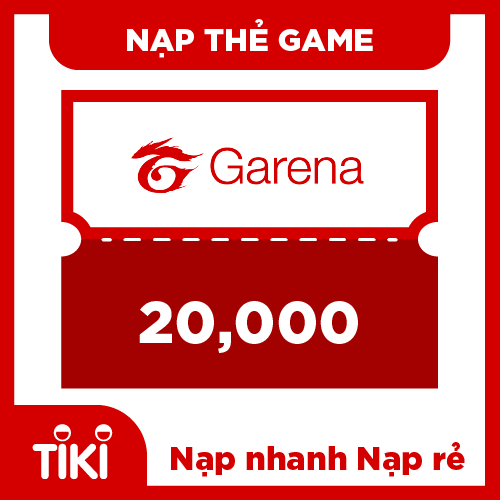 Mã thẻ game Garena 20K