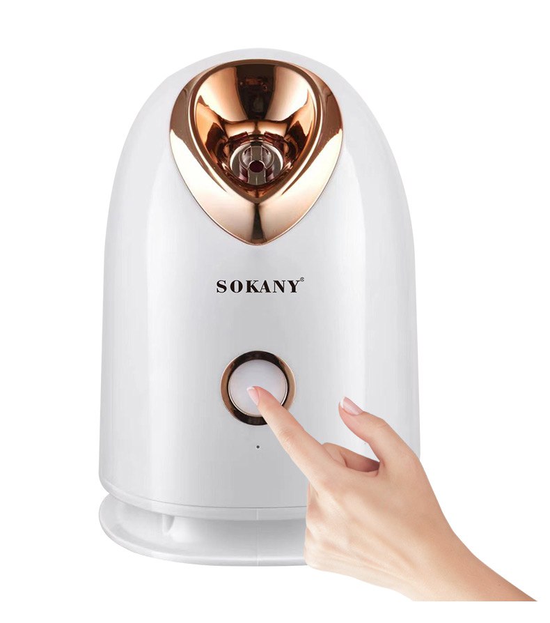 Máy xông hơi mặt SOKANY toả hơi đều liên tục cung cấp độ ẩm cho toàn bộ da măt tự ngắt chống cháy khi cạn nước - SK 6880 - HÀNG CHÍNH HÃNG- DELIYA