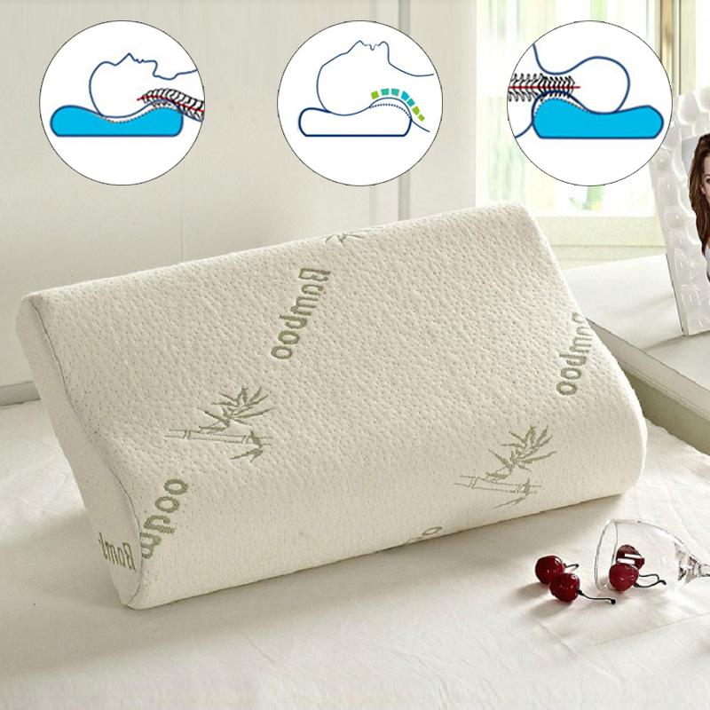 1 Máy Tính Ngủ Tre Bật Lại Nhớ Chỉnh Hình Gối Cổ Tử Cung Gối Travesseiro Almohada Cổ Tử Cung Sức Khỏe Gối Bông