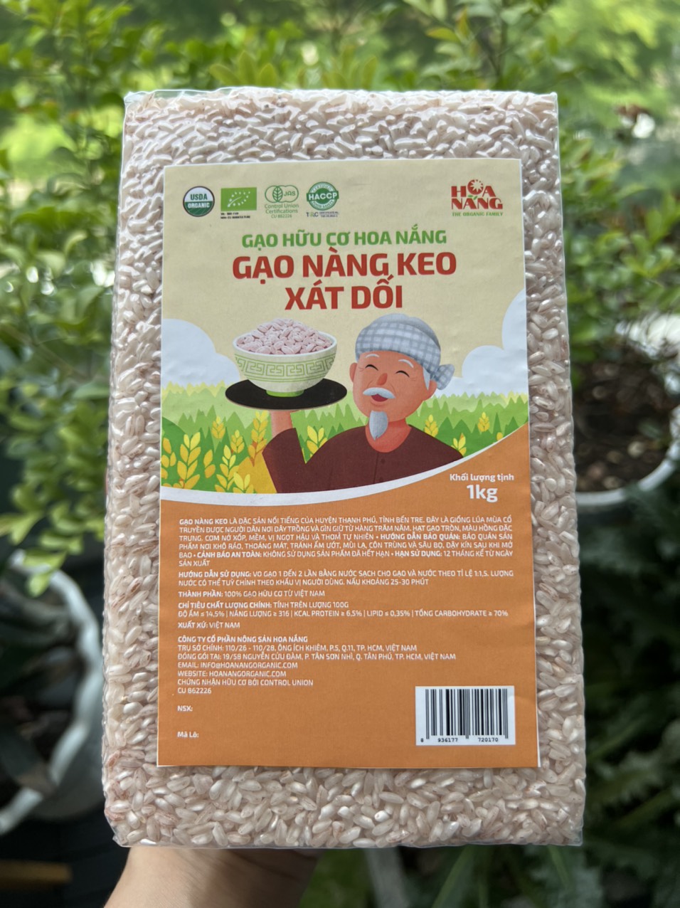 GẠO NÀNG KEO XÁT DỐI - HỮU CƠ HOA NẮNG