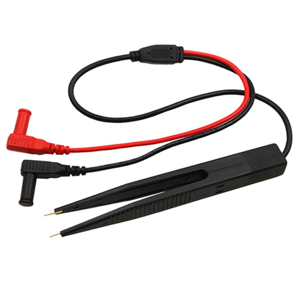 SMD Chip Test Clip Probe Multimeter Tweezer Capacitor Resistance Tools