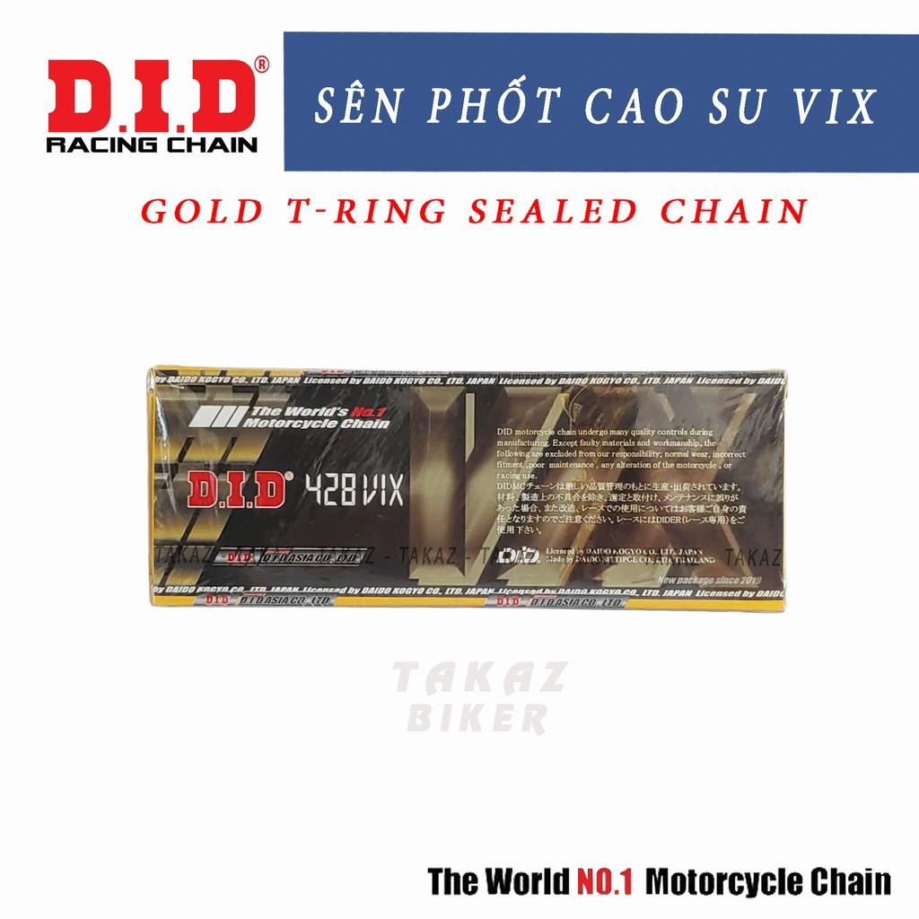 B2 Sên Phốt Cao Su 428 VIX T-ring GOLD - 132L Cải Tiến Mới Của Huyền Thoại TFX