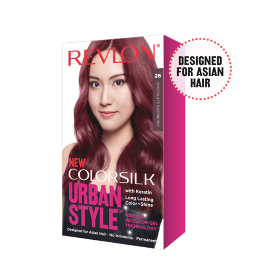 Thuốc nhuộm tóc thời trang Revlon Colorsilk Urban Style - 026 Chocolate Raspberry