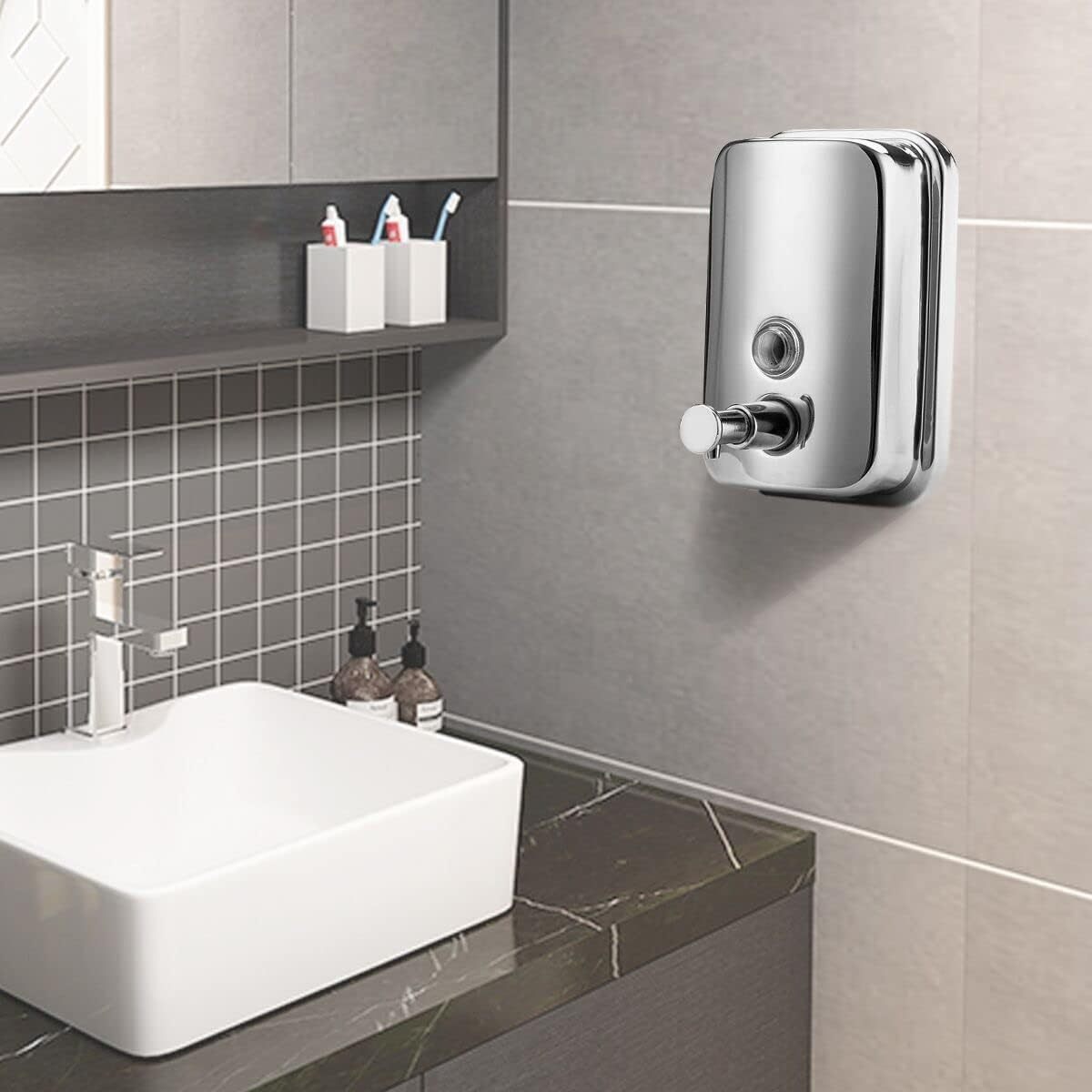 Bình Đựng Nước Rửa Tay Dầu Gội Sữa Tắm Inox 800ML TI862