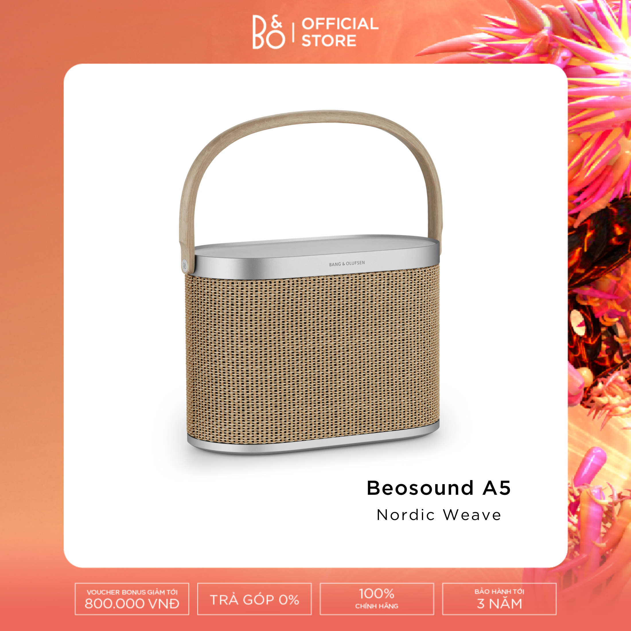 Beosound A5 - Loa xách tay âm thanh mạnh mẽ - Hàng chính hãng
