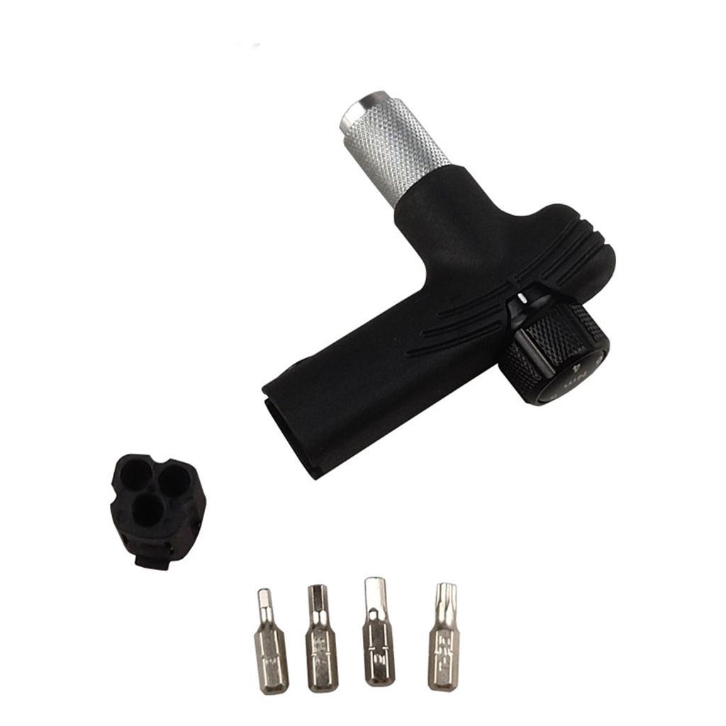 T Torque Ratchet Wrench Set 4 5 6 Nm Allen Key 3, 4, 5 mm Hex T25 Tool Bits