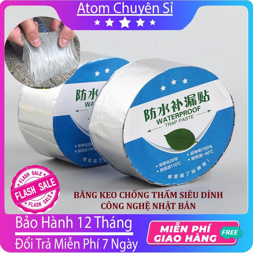Băng Keo Siêu Dính, Chống Thấm Dột, Dán Tường, Dán Mái Tôn, Dán Ống Nước,SỐ 1 NHẬT BẢN