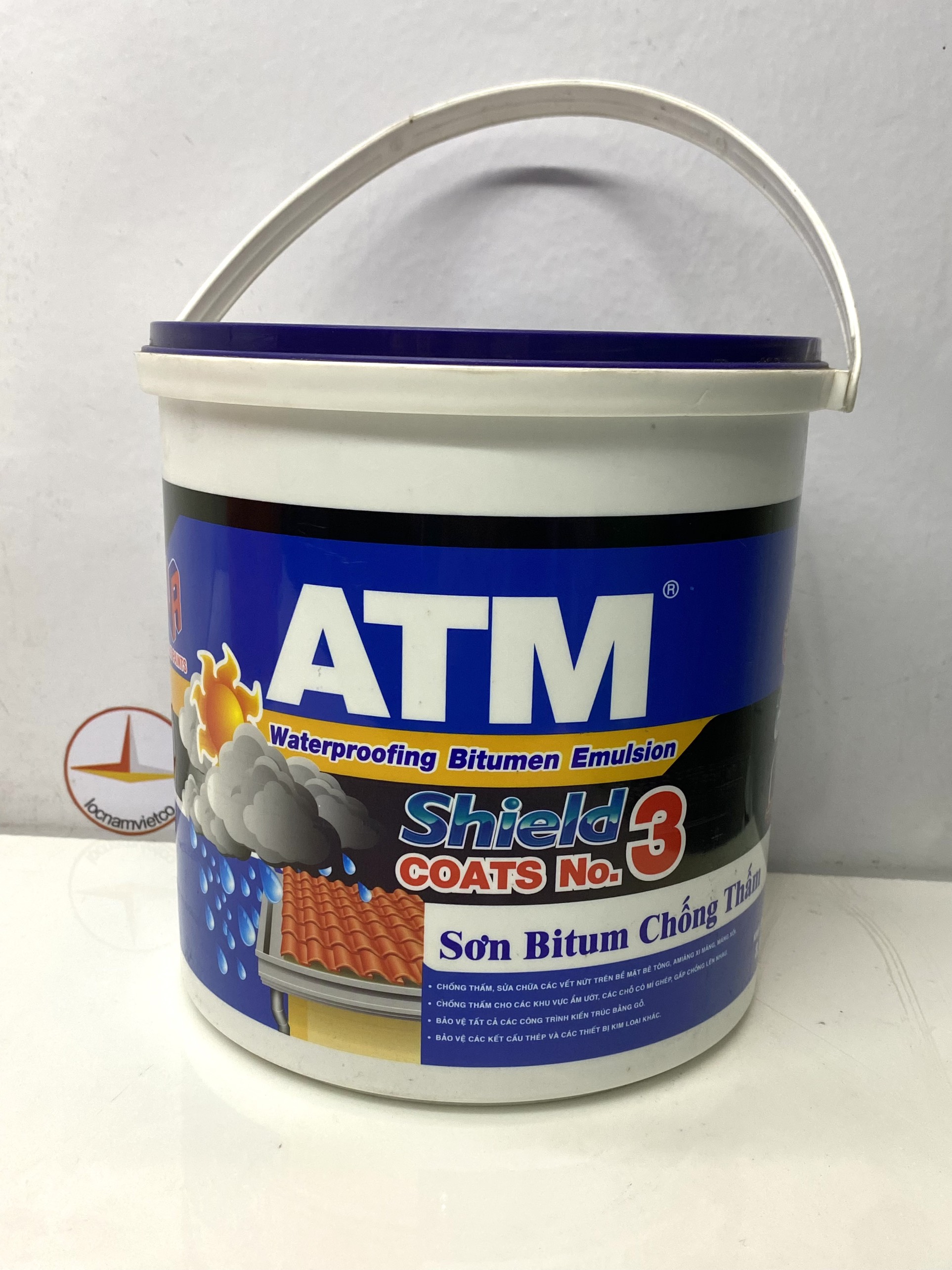 Sơn chống thấm Bitum ATM Shield Coat 3,5 kg