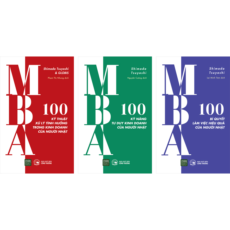 Combo 3 Cuốn MBA - 100 Kỹ Năng Cơ Bản Làm Việc Của Người Nhật