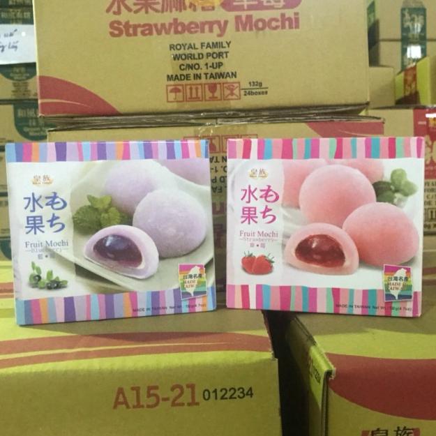 Bánh Đài Loan Mochi ăn vặt vị việt quất 132g An Gia Sweets &amp; Snacks