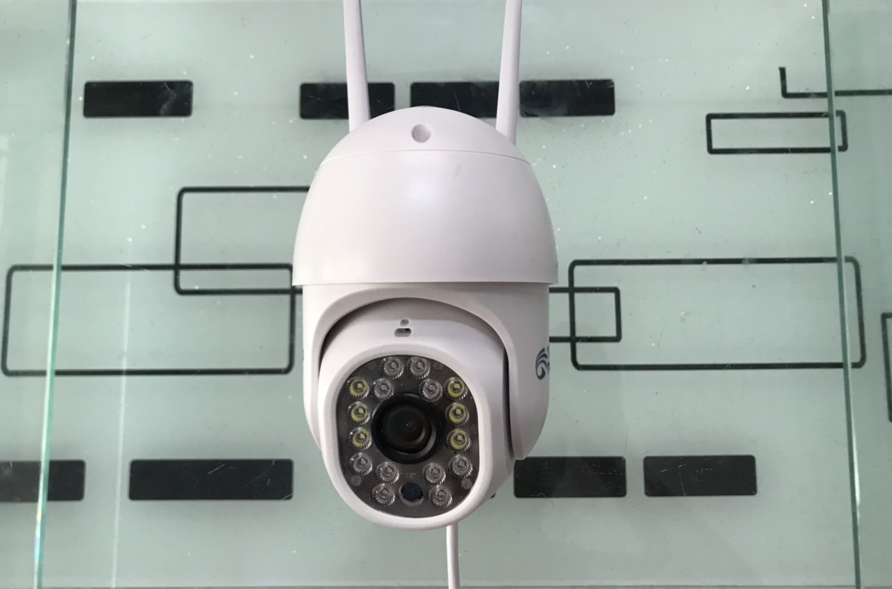 Camera IP Wifi Yoosee PTZ MiniI 16 Led HD1080, Chống Nước Xoay 360 Độ, Quay Đêm Có Màu, Đàm Thoại Hai Chiều, Cảm Biến Báo Động
