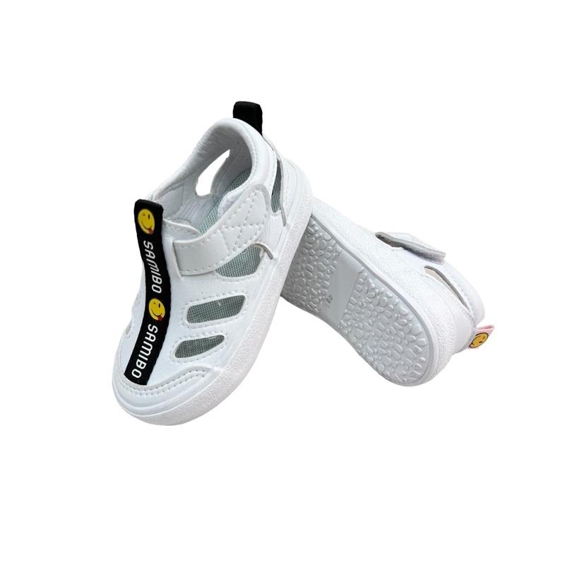 Sandal rọ bé hình mặt cười từ 1-3 tuổi hàng Quảng Châu cao cấp