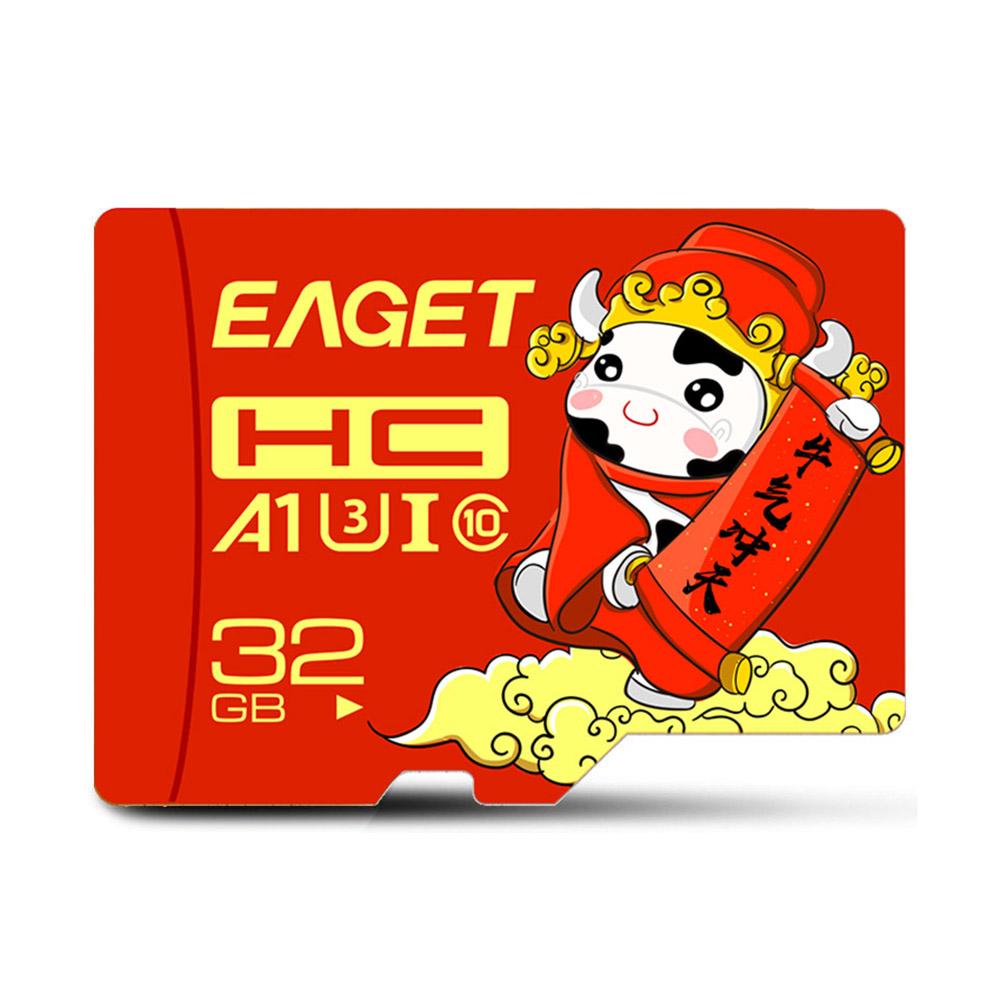 Thẻ nhớ EAGET T1 TF 64GB tốc độ cao,dung lượng lớn để giám sát máy ghi lái xe