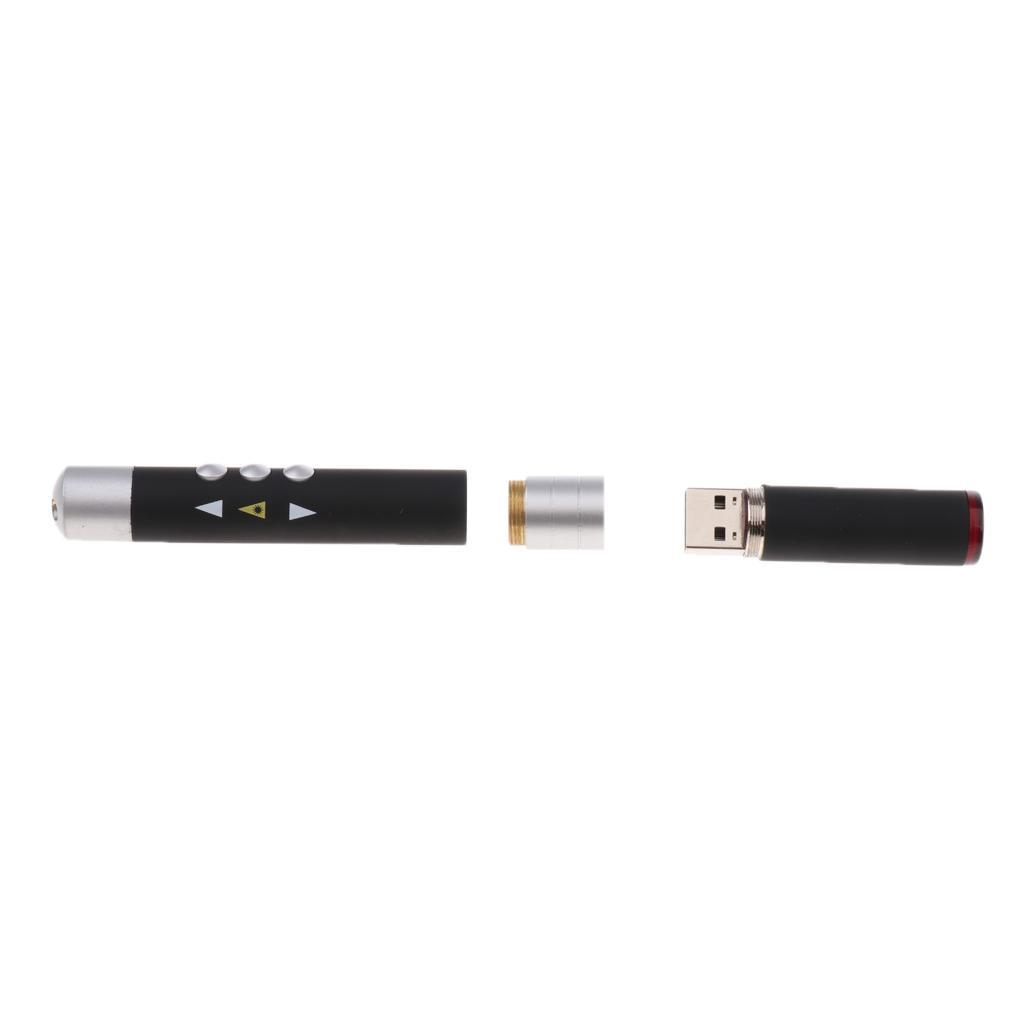 RF 2.4 GHz Wireless Presenter Remote Control USB PowerPoint PPT Clicker
