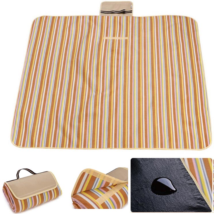 THẢM DÃ NGOẠI, DU LỊCH, PICNIC CAO CẤP - Chống thấm nước, họa tiết caro, gấp gọn tiện lợi - 2 kích thước khách chọn màu!