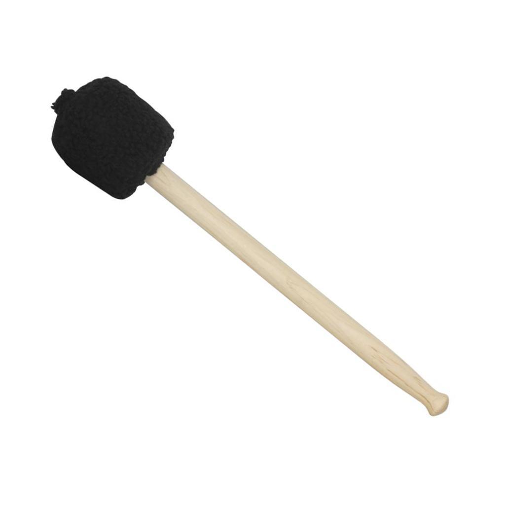 Concert Bass Drum Mallet Timpani Mallet Stick Beater with Felt Head Black