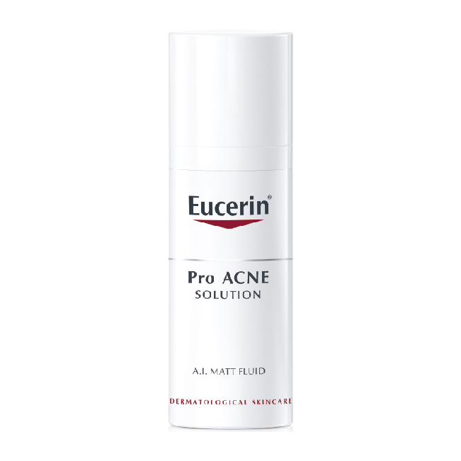 Kem Kiểm Soát Dầu cho Da Mụn Eucerin ProACNE Solution Matt Fluid (50 ml)