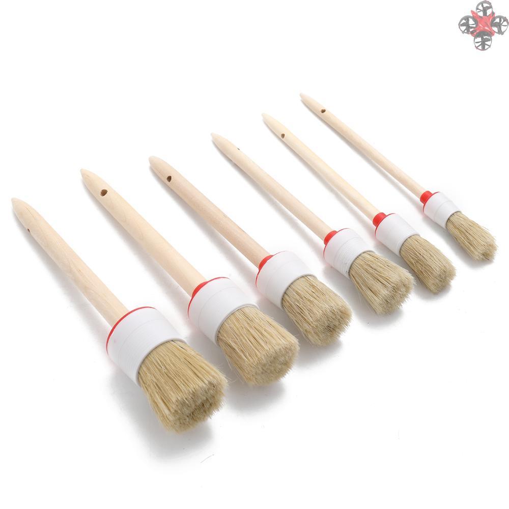 Set 6 Cọ Vệ Sinh Xe Ô Tô Đa Năng