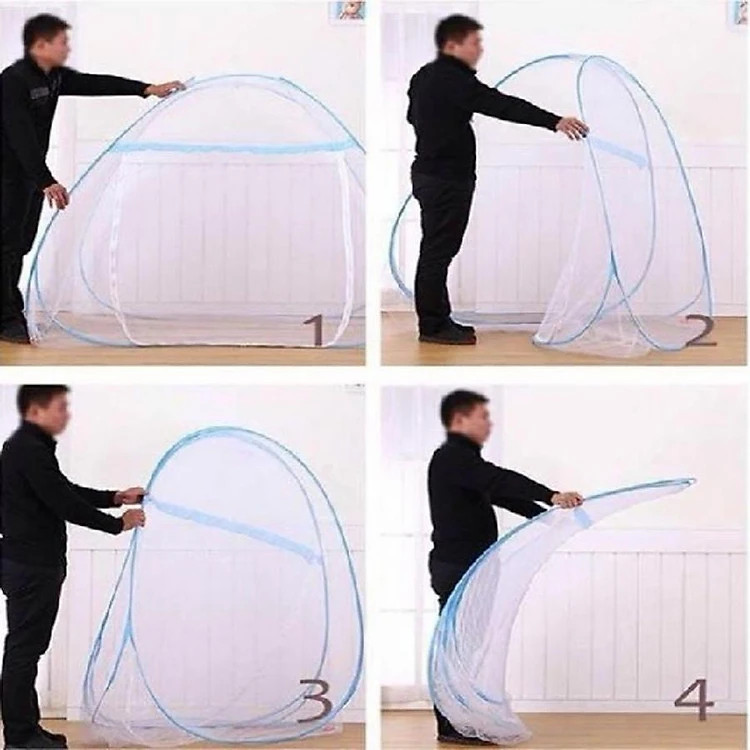 Màn, mùng chụp tự bung (1,8 x 2 m) - Màu , họa tiết ngẫu nhiên