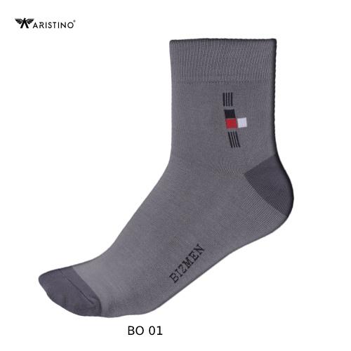 Tất Nam BIZMEN Cổ Cao ARISTINO Sợi Tre Cao Cấp, Kháng Khuẩn Khử Mùi Tốt BO01/04