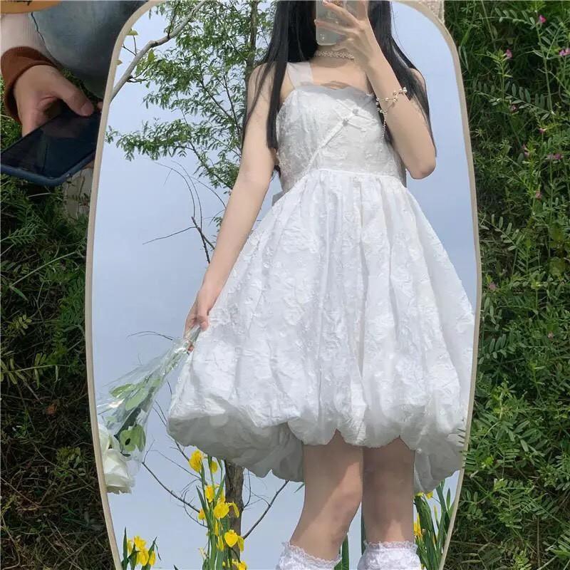 Váy công chúa hai dây dễ thương