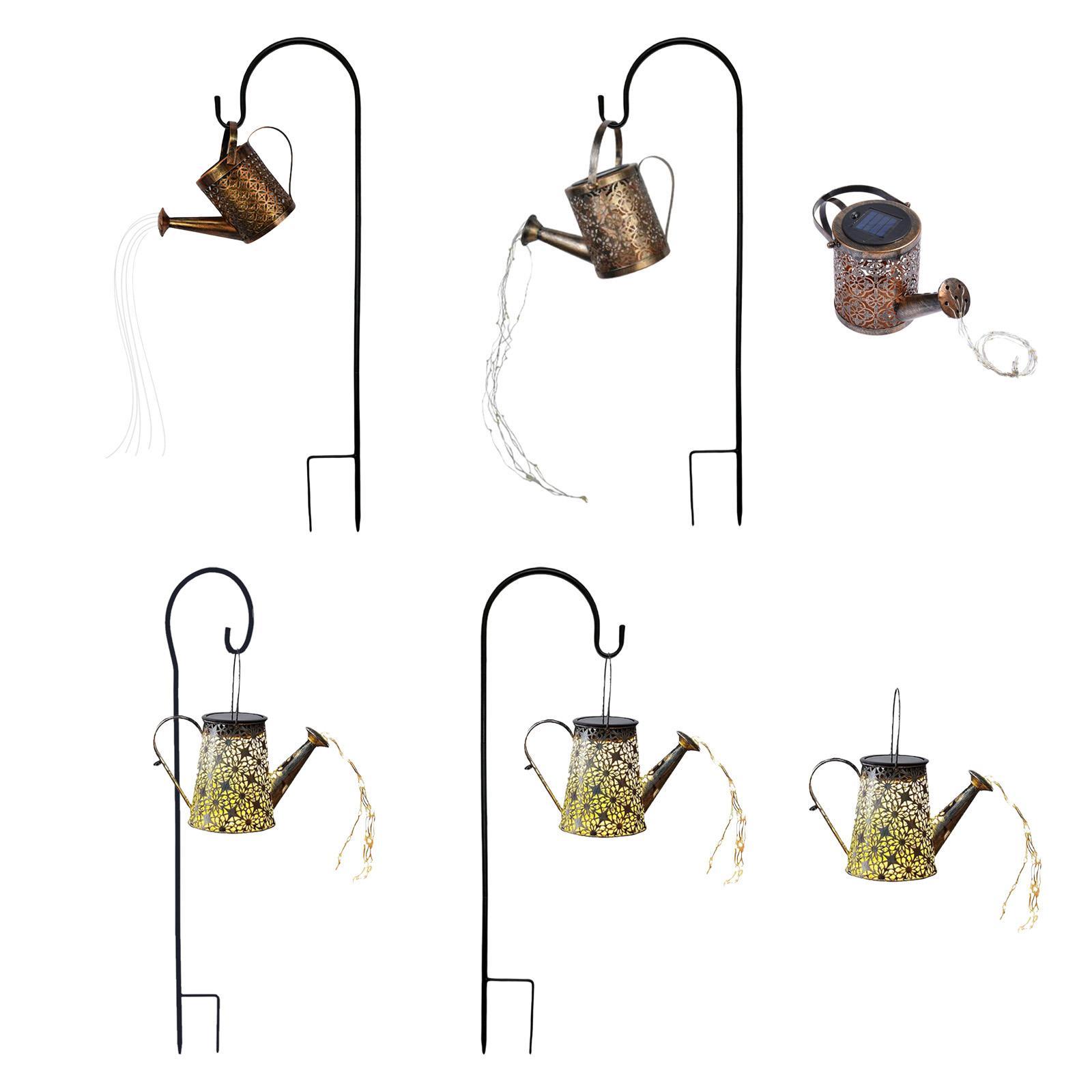 Watering Can Lights Shower Garden Lamp Decoration for Yard Patio