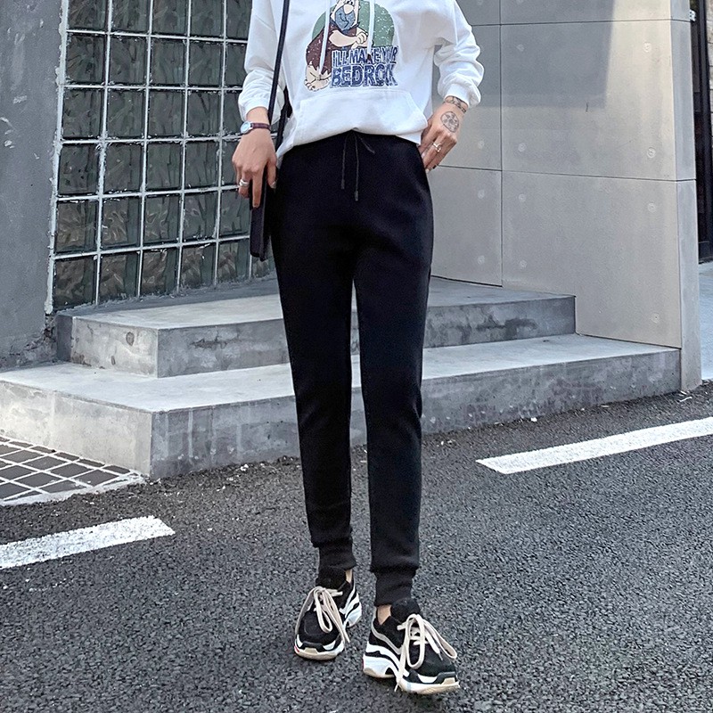 Quần Jogger Nữ Thể Thao Len Tăm Co Giãn